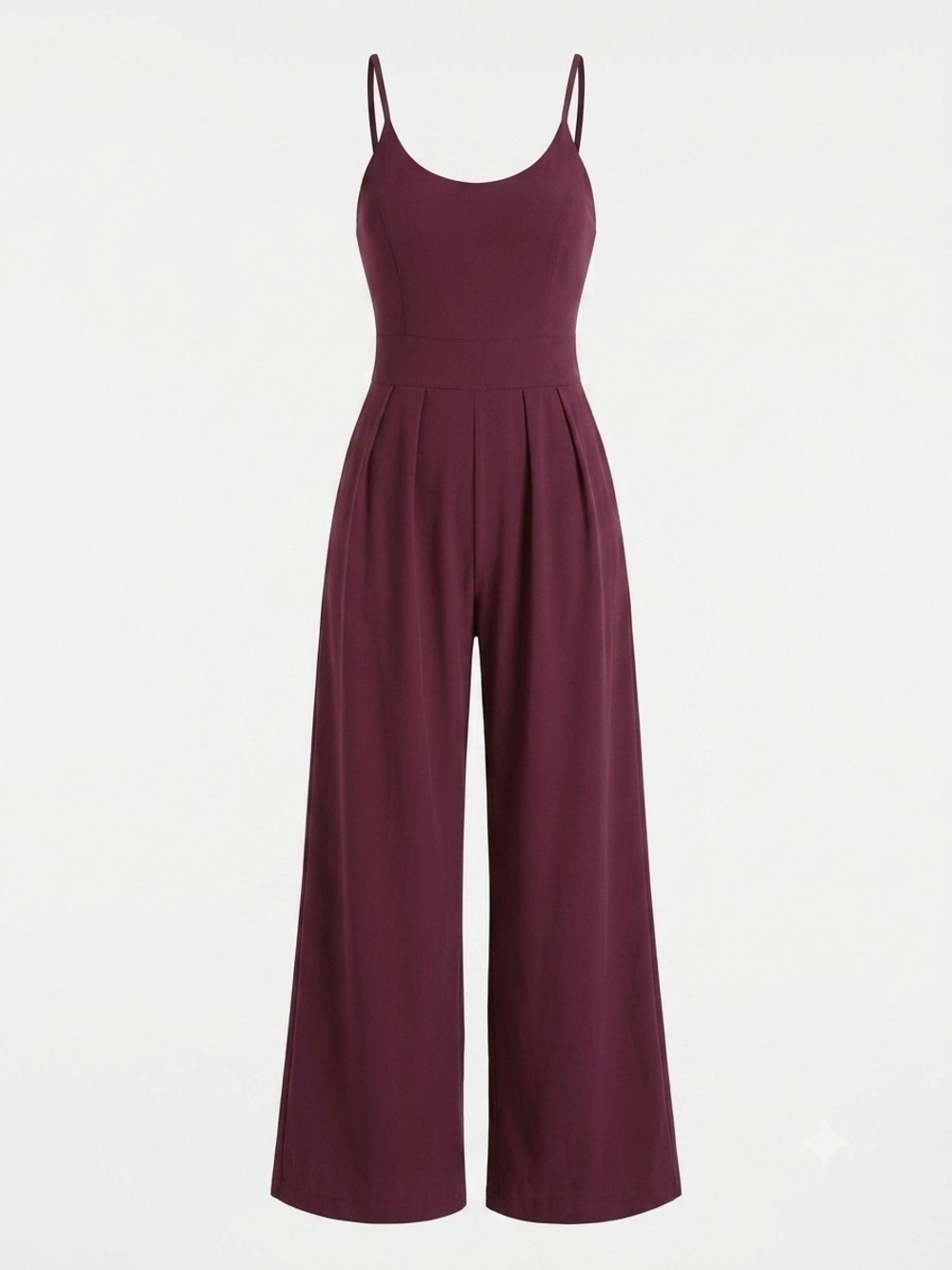 Halara Burgundy Wide Leg Jumpsuit - Size XS - Excellent Used Condition